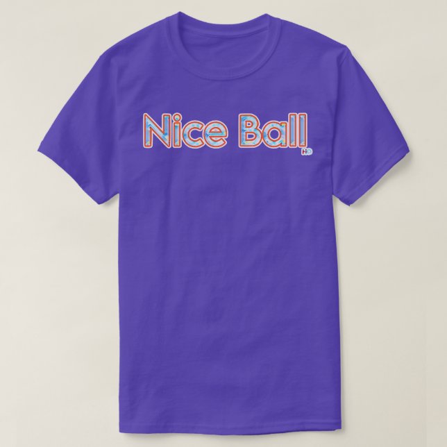 Nice Ball Hipster Golf T-Shirt (Design Front)