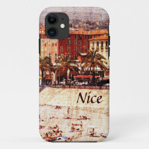 Nice beach, Provence i-phone case