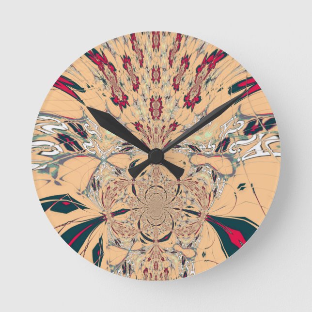 Nice Beautiful  amazing  arches Art design design Round Clock (Front)