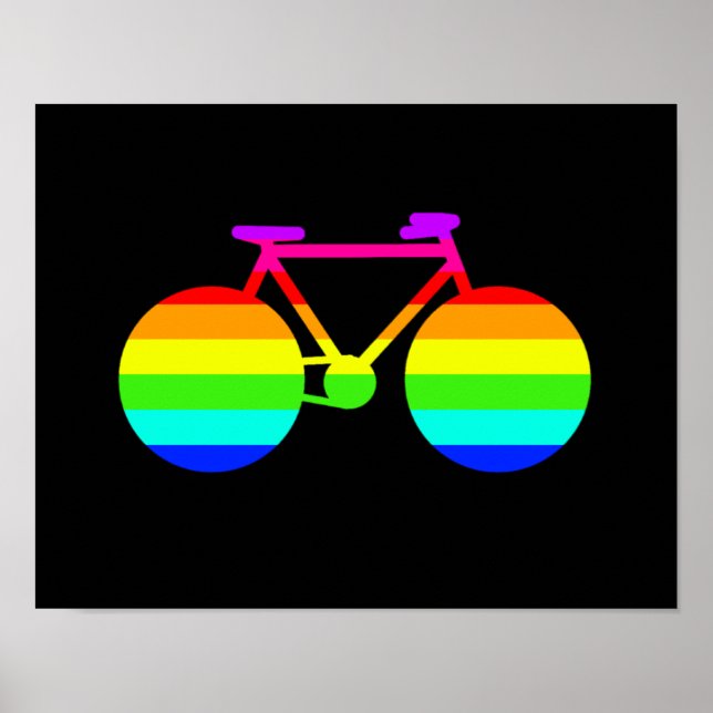 nice bicycle . biking . bike-themed poster (Front)