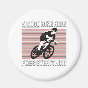 Nice Bike Rider Design - A Good Bike Ride Fixes Magnet