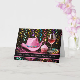 Nice Birthday Cute and Funny Country Cowgirl Card