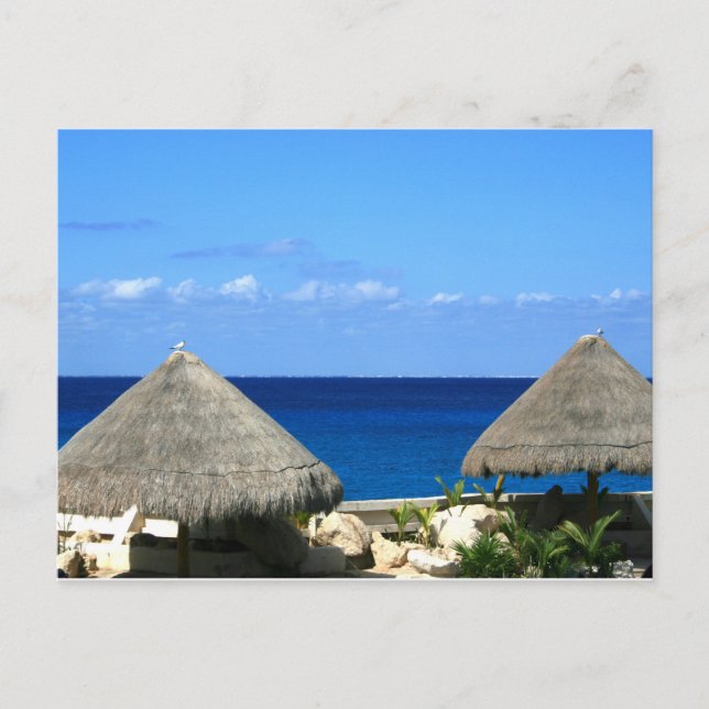 Nice Blue Ocean and Sky in Progresso Postcard (Front)