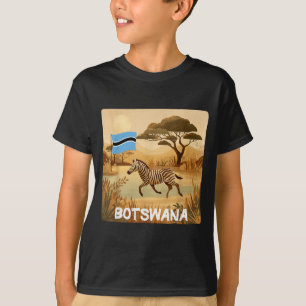Nice Botswana View with Animal and Nature Costume T-Shirt