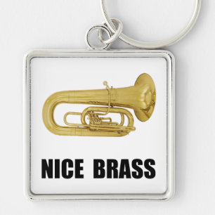 Nice Brass Tuba Key Ring