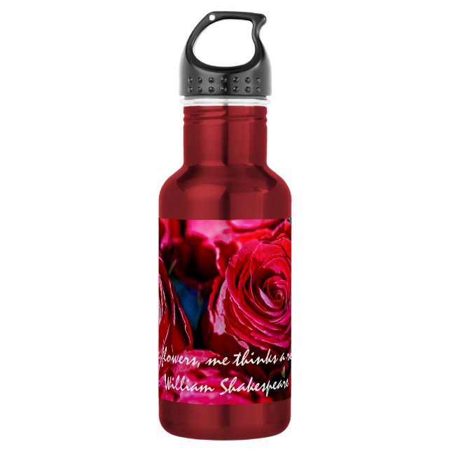 Nice Bunch Of Red Roses 532 Ml Water Bottle (Front)