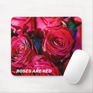 Nice Bunch Of Red Roses Mouse Mat
