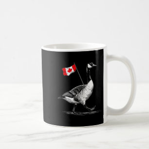 Nice Canada Animal With Flag For Goose Lovers Coffee Mug