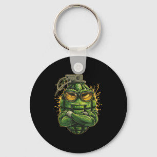 Nice Cartoon Grenade Bomb Costume Key Ring
