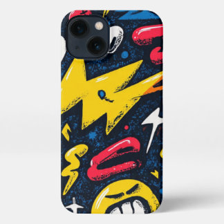 Nice cartoon image design on iPhone 13 case