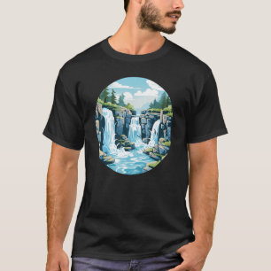 Nice Cascade for Watercourse and Waterfall Lovers T-Shirt