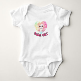 Nice CAT with my babies  Baby Bodysuit
