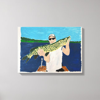 Nice Catch Painted by Mark Elsen Canvas Print