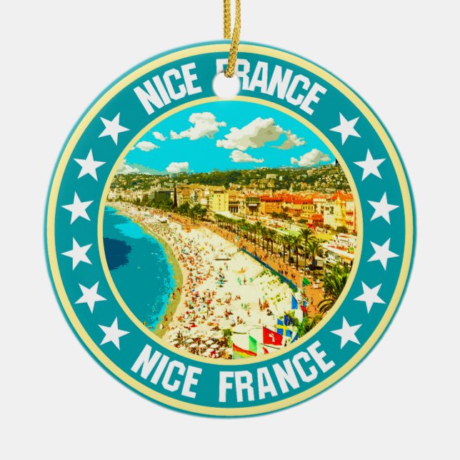 Nice                                               ceramic tree decoration (Front)