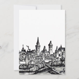 Nice city at France on the Mediterranean Sea Invitation