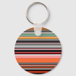 Nice colourful stripes key ring