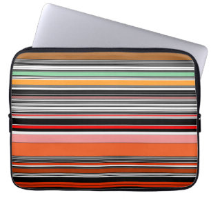 Nice colourful stripes laptop sleeve