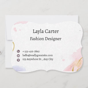 Nice colours of marble stone boutique manager busi invitation