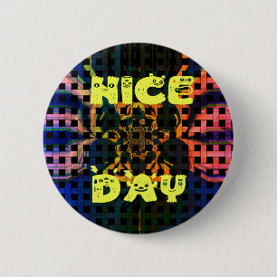 Nice Day 6 Cm Round Badge