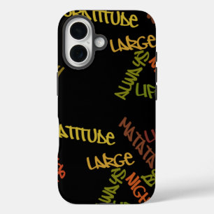 Nice Day Better Night Life Large gifts postcard iPhone 16 Case