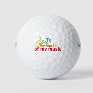 Nice Day Music Golf Balls