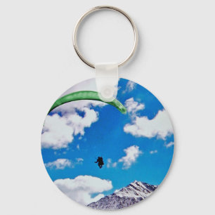 Nice day to para glide keychain
