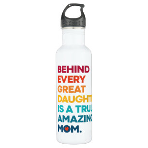 Nice Design Expression text for Mothers day  710 Ml Water Bottle
