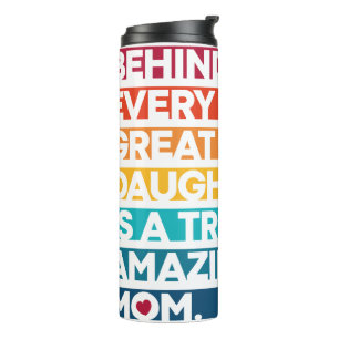 Nice Design Expression Text for Mother's Day Thermal Tumbler