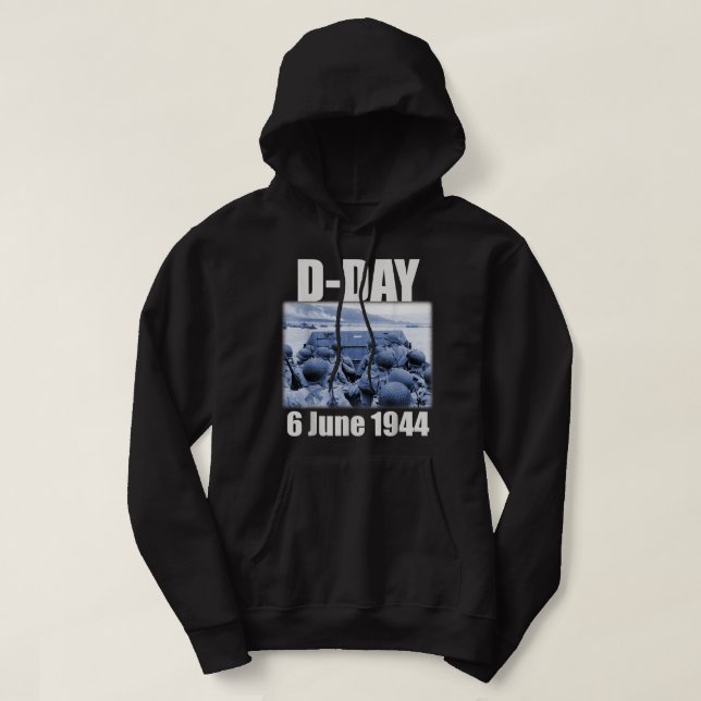 Nice Design Normandy Landings Invasion D-Day Hoodie (Design Front)
