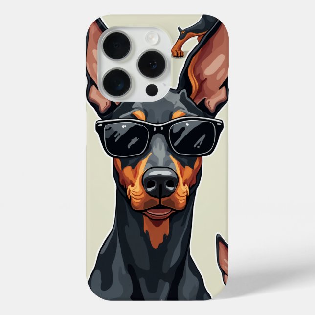 Nice Doberman phone case (Back)