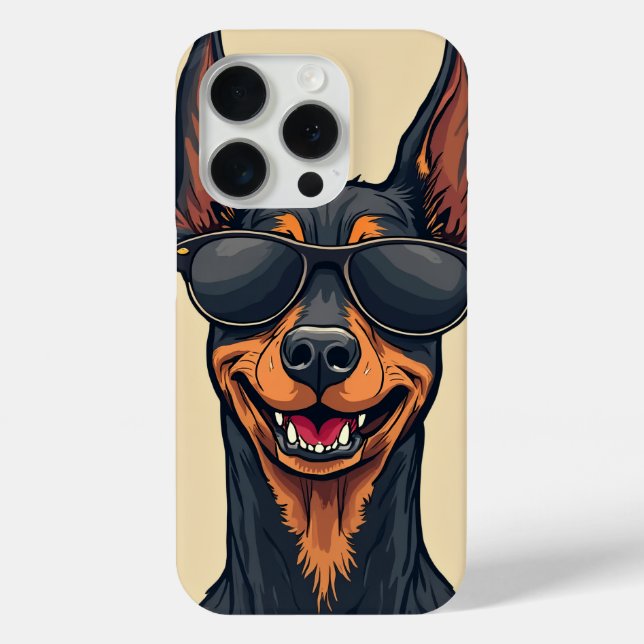 Nice Doberman phone case (Back)