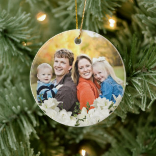 nice flowers glass ceramic tree decoration