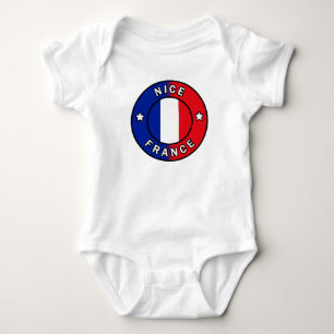 Nice France Baby Bodysuit