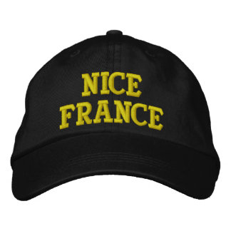 NICE FRANCE EMBROIDERED HAT