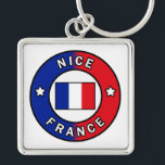 Nice France Key Ring<br><div class="desc">Nice France</div>