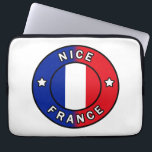 Nice France Laptop Sleeve<br><div class="desc">Nice France</div>