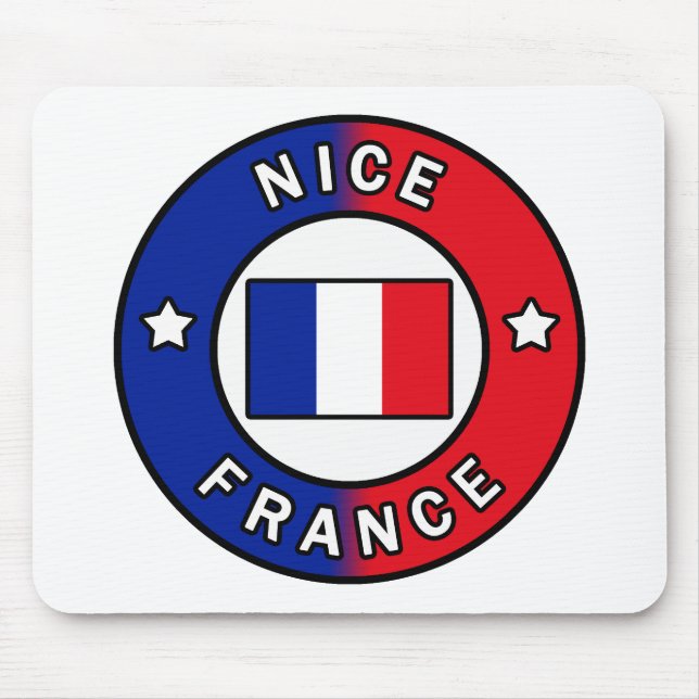 Nice France Mouse Mat (Front)