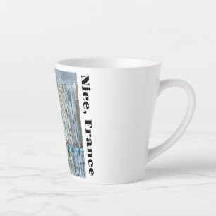 Nice France Painting on Latte Mug 12 oz