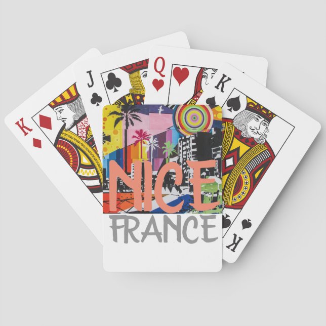 Nice France Playing Cards (Back)