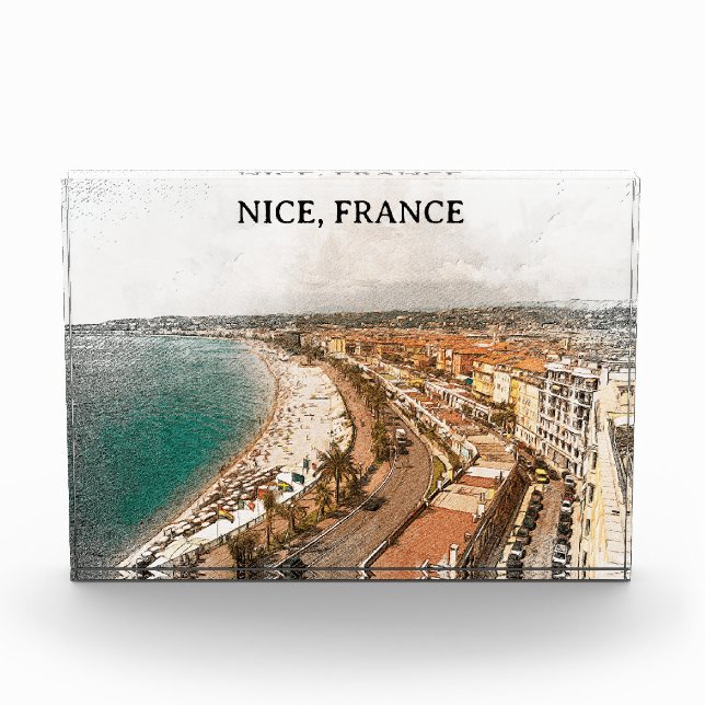 Nice France Promenade des Anglais Photo Block (Front)