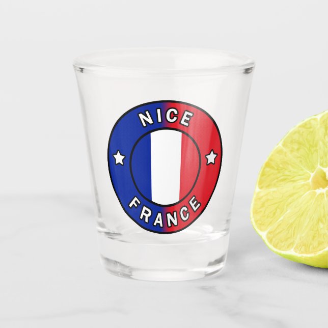 Nice France Shot Glass (Front)