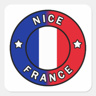 Nice France Square Sticker