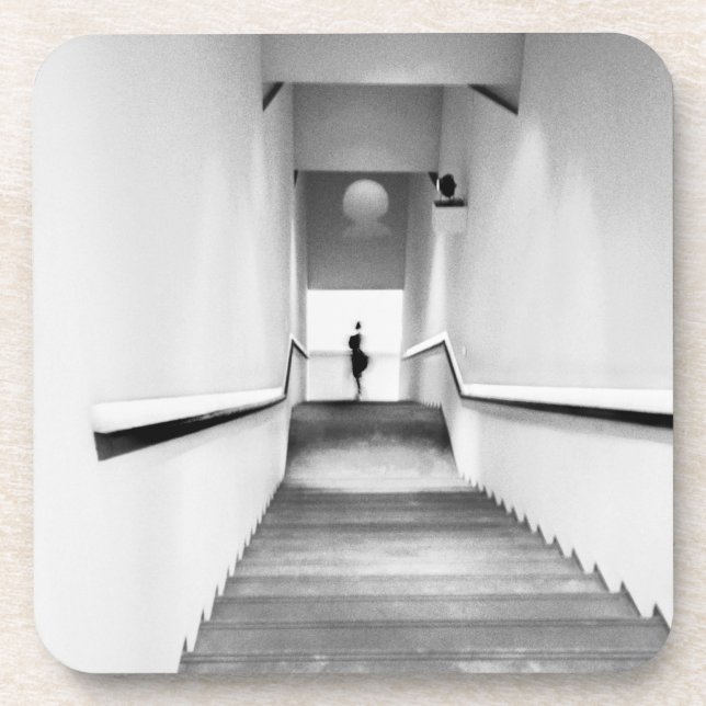 Nice France, Staircase Museum of Modern Art Coaster (Front)