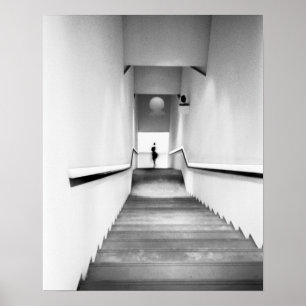 Nice France, Staircase Museum of Modern Art Poster