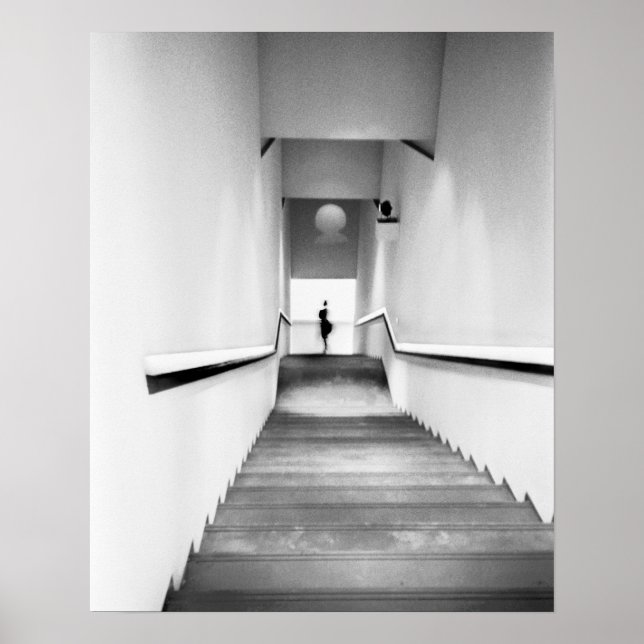 Nice France, Staircase Museum of Modern Art Poster (Front)