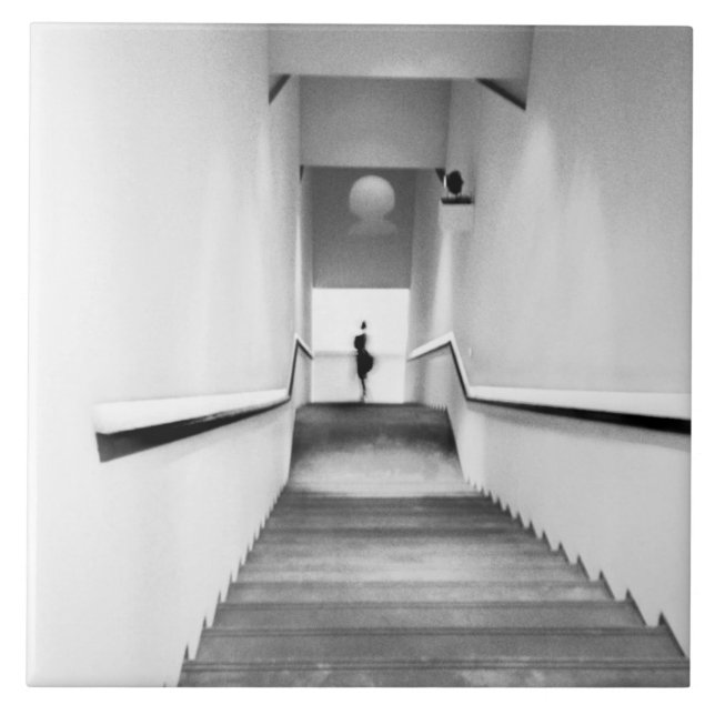 Nice France, Staircase Museum of Modern Art Tile (Front)