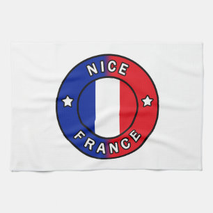 Nice France Tea Towel