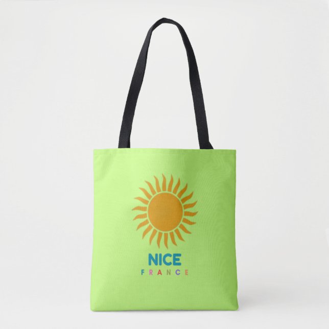 Nice France Tote Bag (Front)