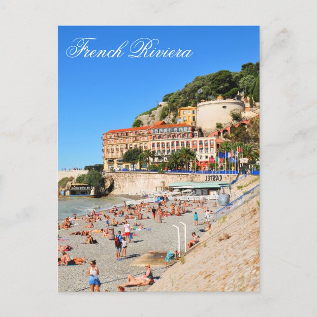 Nice. French Riviera Postcard (Front)