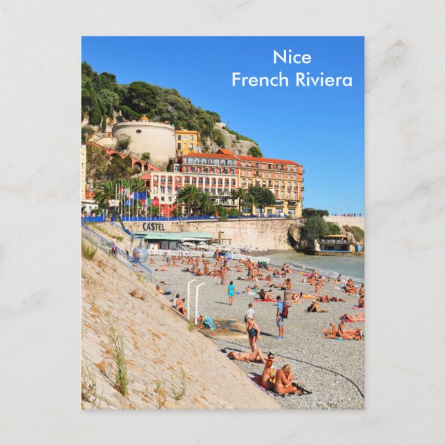 Nice. French Riviera Postcard (Front)